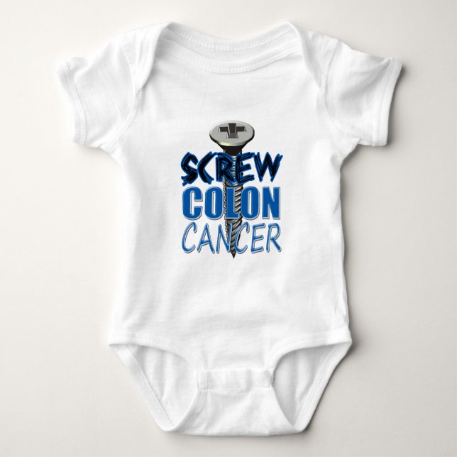 Skruva koloncancer tee shirt (Framsida)