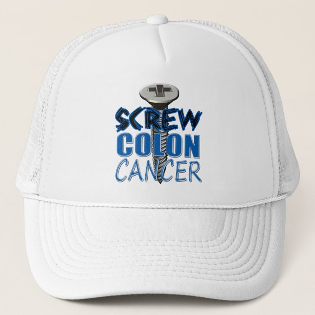 Skruva koloncancer truckerkeps (Framsida)