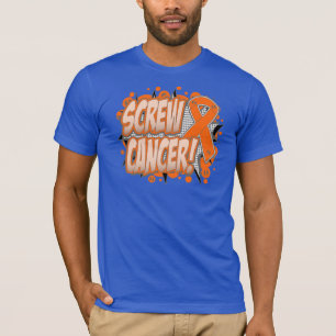 Skruva komisk stil för Leukemiacancer T-shirt