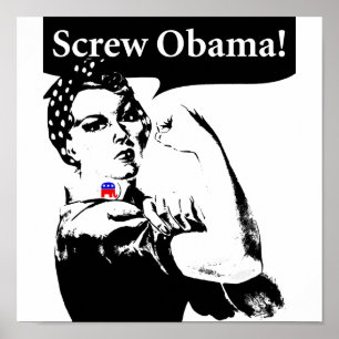 Skruva Obama! Poster