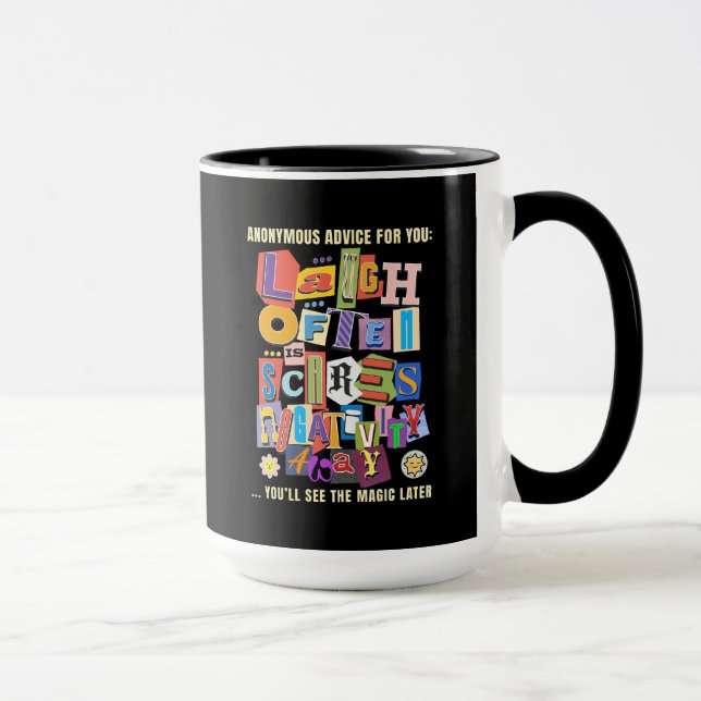 Skruva ofta - Positiv typografi - offertdesign Mugg (Höger)