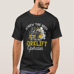Skruva resten jag är den bästa gaffeloperatorgaffe t shirt