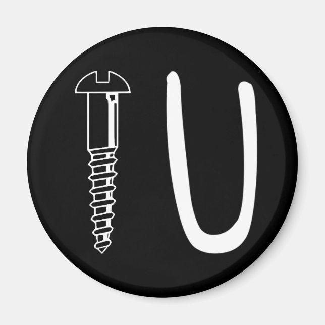 Skruva U-magnet Magnet (Framsidan)