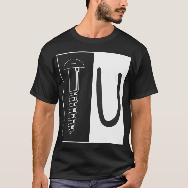 Skruva U T-shirt (Framsida)
