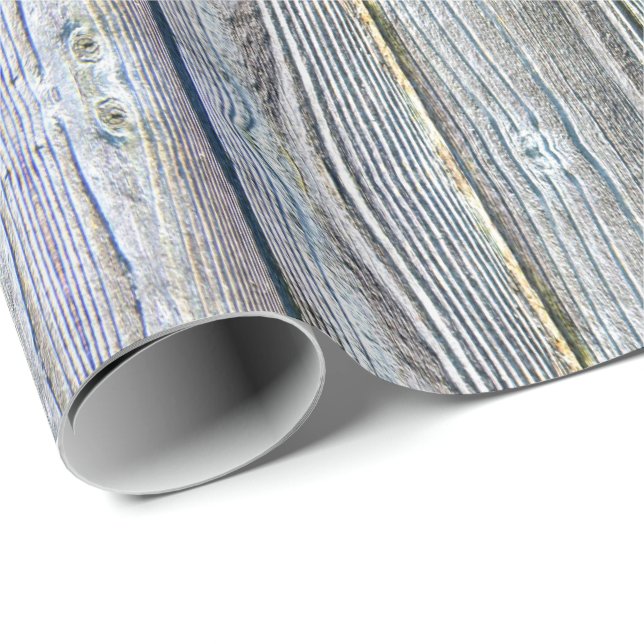 Skruvad bark av lövträ från Barnwood träd Presentpapper (Rullad Hörn)