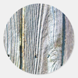 Skruvad bark av lövträ från Barnwood träd Runt Klistermärke