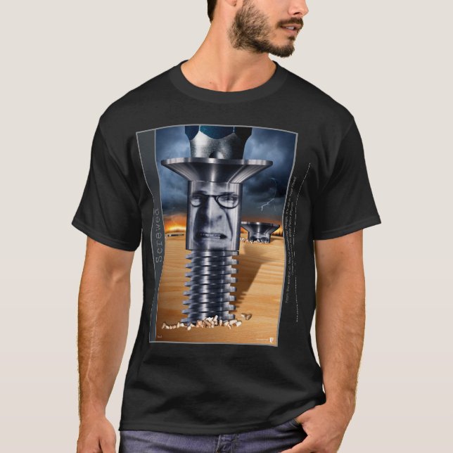 Skruvad T-shirt (Framsida)
