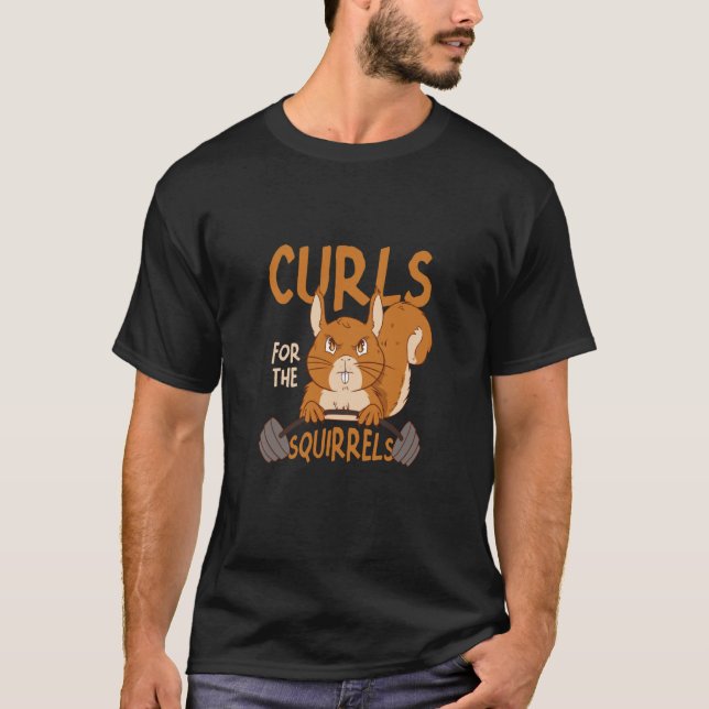 Skruvar för ekorrar för små djur t shirt (Framsida)