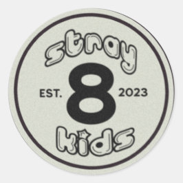 Skruvar [klistermärken] runt klistermärke