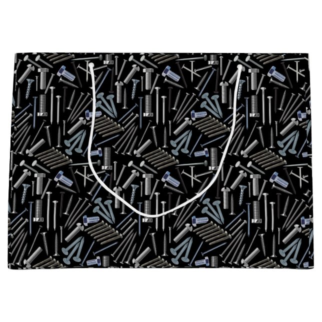 Skruvar och nagel x4 Black BG (Framsidan)