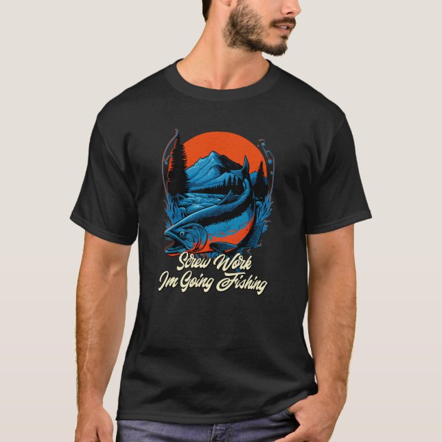 Skruvarbete Im Going Fisherman Coworking Fis T Shirt (Framsida)