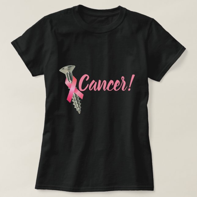 Skruvbröst Bink Ribbon Tee Shirt (Design framsida)