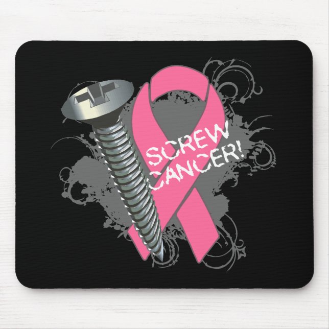 Skruvcancer - Grunge Breast Cancer Musmatta (Framsidan)