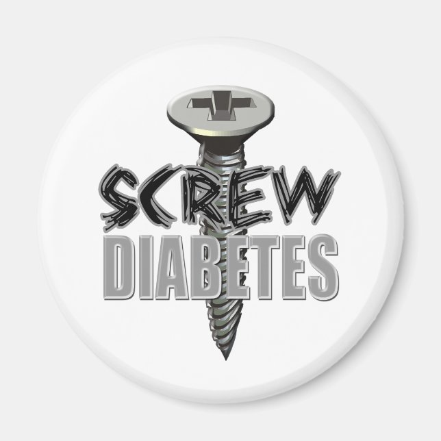 Skruvdiabetes Magnet (Framsidan)