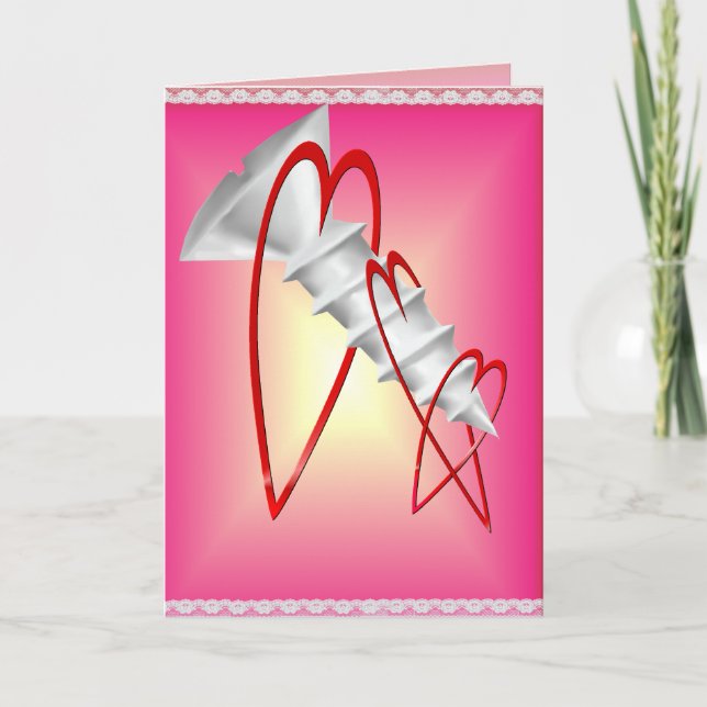 Skruvkort för Valentineser Helgkort (Framsida)