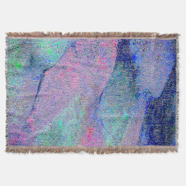 Skruvläder stil med slitfärg, blåaktig färg filt