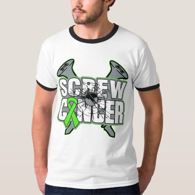 Skruvlymfom Cancer Tee Shirt (Framsida)