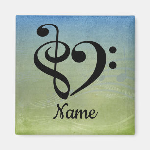 Skruvvårdsfack för skrubbskädda musikhjärtan magnet