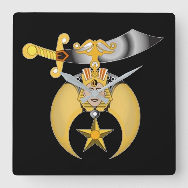 Skrymper Fyrkantig Klocka (Framsida)