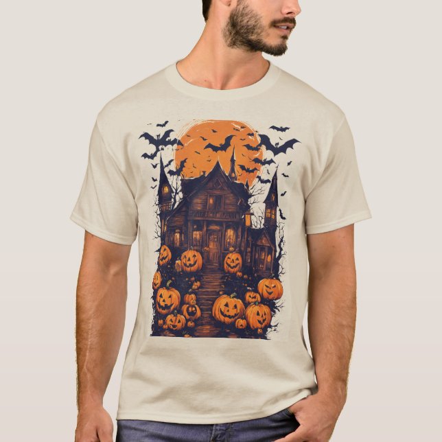 skrynkhalloween t-shirt-design t shirt (Framsida)