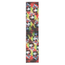 skrynkig halloween skräckclownen mönster