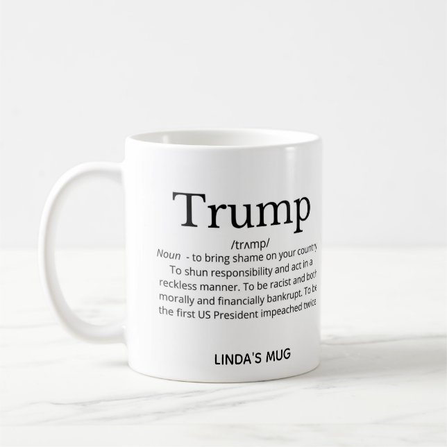 skrynklande definition politisk kaffemugg (Vänster)