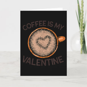 Skrynklig Hippie Kaffe Är Min Alla Hjärtans Dag Ro Kort