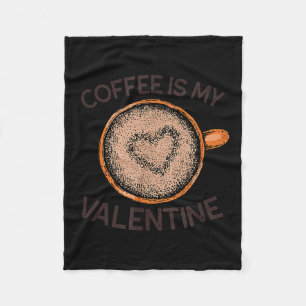 Skrynklig Hippie Kaffe Är Min Valentine Rolig Anti Fleecefilt