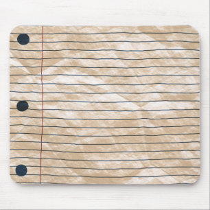 Skrynklig Notepaper Mousepad Musmatta