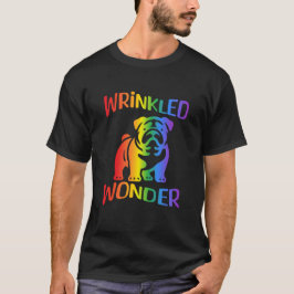Skrynklig Under Rainbow Bulldog T Shirt