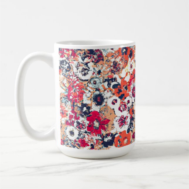 Skrynkligt Mönster Kaffemugg (Vänster)