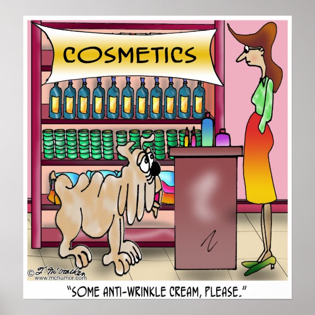 Skrynnig Hund Oil Poster (Framsidan)