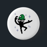 Skrypteringsdanskning av Pixel-guiden - spel för s Knapp<br><div class="desc">Skrypteringsdanskning Pixel Wizard för skräckkortspel Halloween</div>