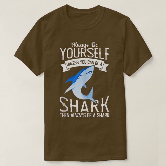 Skuba Diver blir en Shark-funn vecka av Sharks-hän T Shirt (Design framsida)
