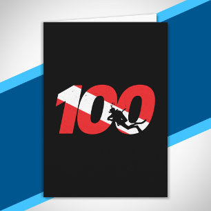 Skuba Diver Gift - 100:e disken - Diver Down - Sku Kort