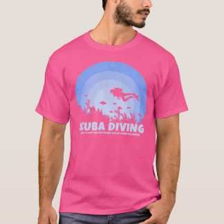 Skuba Diver Himlar är inte den begränsade Dykan T Shirt