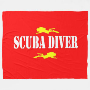 SKUBA-DIVER (VÅGRÄT) FLEECEFILT