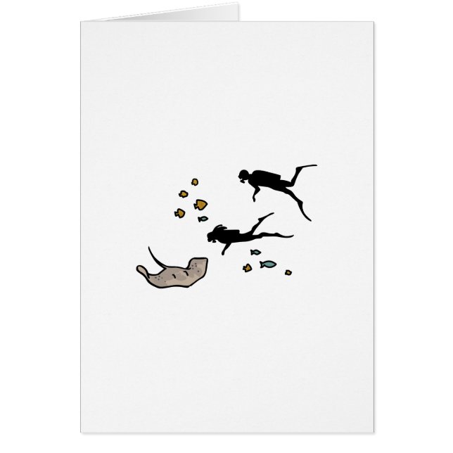 Skuba Divers Hälsningskort (Framsidan)