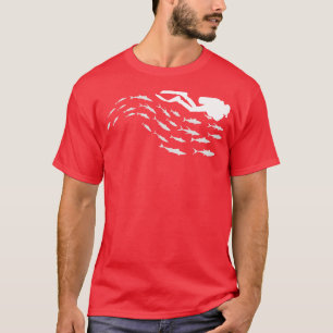 Skuba Dyka Ocean älskare Diving Diver 34 T Shirt