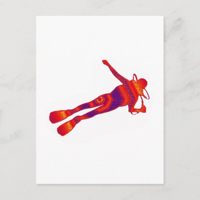 SKUBA-GRÄNSEN VYKORT (Framsida)