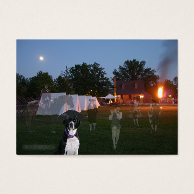 Skuba-Hund ledningskort Visitkort (Framsidan)