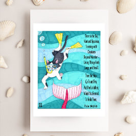 Skuba Kattunge inspirationskort Vykort