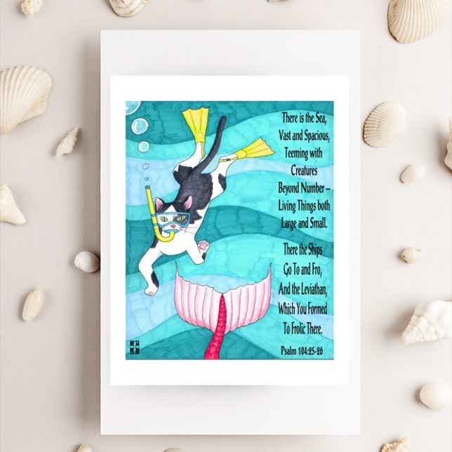 Skuba Kattunge inspirationskort Vykort (Skapare uppladdad)