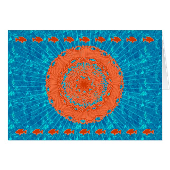 Skuba - Kortet tomt Hälsningskort (Framsidan Horizontal)