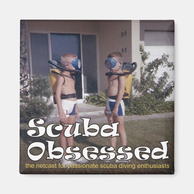 Skuba Obssed Podcast Cover Magnet (Framsidan)