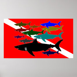 Skuba/Sharks Poster
