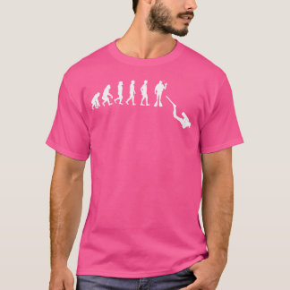 Skubadiering av utvecklingens nyttigt dykardykerin t shirt