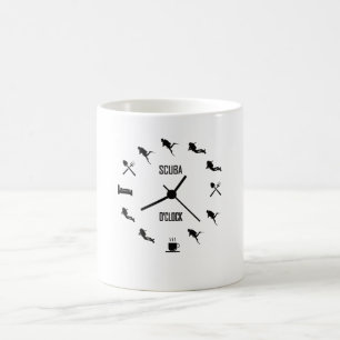 Skubas dykare Dyka under vatten Kaffemugg