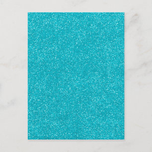 Skubblått med bra Glitter Vykort