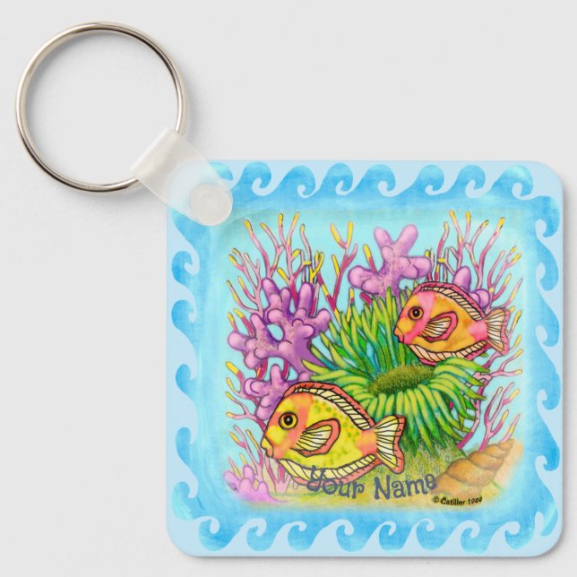 Skubisk fisk nyckelring (Framsida)